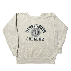 Vintage 1960s Champion Running Man Sweatshirt Gettysburg College Size Large - Picture 1 of 6