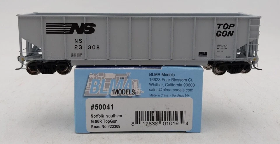 BLMA Models 50041 HO Scale Norfolk Southern G-86R TopGon Gondola #23308 LN/Box - Image 1 of 1