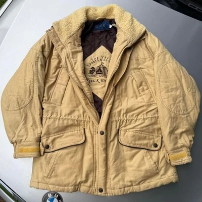 Kyra amarillo vintage. Chaqueta K para montar a caballo ecuestre para clima frío Foto 1 de 4