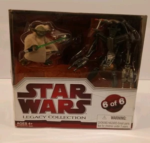 STAR WARS Legacy Collection Geonosis Arena Showdown Yoda Droideka Collectable - Picture 1 of 6