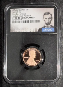 2025 S Lincoln Penny Cent 1C NGC PF70 RD Ultra Cameo , First Day Of Issue * FDI  - Picture 1 of 2