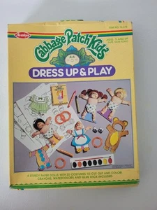 1985 Cabbage Patch Kids Dress Up & Play Cutouts And Art Set Sealed NOS Avalon - Picture 1 of 5