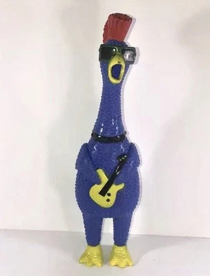 Rock N' Roll Squeaking Punk Rock Chicken Loud Noise Maker Guitar Squeezable - Image 1 of 4