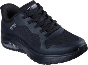 Skechers Shoes Men's Slip Ins Black Fashion Sneaker mesh Air Memory foam 183312 - Picture 1 of 7