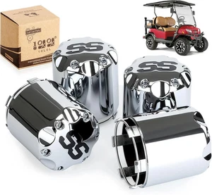 10L0L Golf Cart ITP SS Wheel Center Hub Cap 8,10,12 Inch Push in Style,Ss Center - Picture 1 of 4