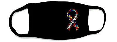 High Quality Adult Face Mask (Autism Awareness) Handmade Double Stitched  - Image 1 of 3