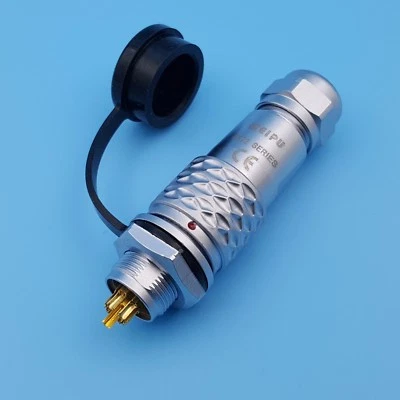 Weipu SF12 Metal 7 Pin Waterproof IP67 Push-Pull Cable Aviation Plug Connector - Image 1 of 4