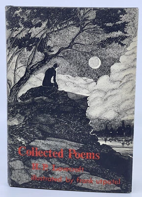 H. P. Lovecraft Collected Poems Arkham House 1963 1st Ed Frank Uptatel Cover - Image 1 of 4