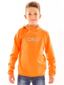 Cmp Fleece Top Functional Sweater Hoodie Orange Stretch Breathable - Picture 1 of 2