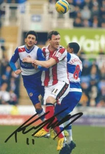 SHEFFIELD UNITED: KEVIN McDONALD SIGNED 6x4 ACTION PHOTO+COA - Picture 1 of 1