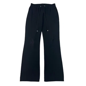 Calvin Klein Mid Rise Bootcut Trouser Pants Drawstring Tie Waist Womens 4 Petite - Picture 1 of 7