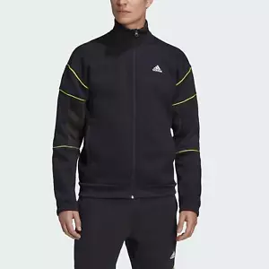 adidas Men's Must Have PrimeBlue Track Top Jacket Black FU7153 Size Small - Picture 1 of 7