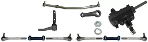 NEW 71-72 A-BODY MANUAL STEERING KIT,W/ BOX,PITMAN ARM,DRAG LINK,IDLER,TIE RODS - Picture 1 of 1