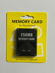 NEW PS2 MEMORY CARD 256MB FOR SONY PLAYSTATION 2 Real Memory in single card - Picture 1 of 5