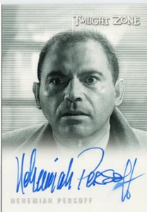 Twilight Zone Rod Serling Ed. 2019 Auto A-150 Nehemiah Persoff as Carl Lanser - Picture 1 of 1