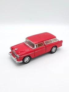 Maßstab 1:40 Kinsmart 1955 Chevy Nomad rot KT 5331 Diecast Pullback Car_S ONE FOUR - Bild 1 von 16