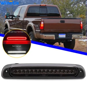 Para Ford Ranger 1993-11 Negro Ahumado LED 3RD Tercera Luz de Freno Lámpara de Carga Sellada - Imagen 1 de 12