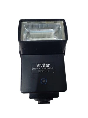 Vivitar Auto Thyristor 550FD N | Dedicated Flash for Nikon | UNTESTED ***READ - Image 1 of 4