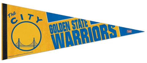 Golden State Warriors 1969-71 THE CITY Style Premium Felt Commemorative PENNANT Cover