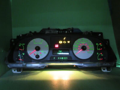 06-07 F250 F350 DIESEL INSTRUMENT GAUGE CLUSTER SPEEDO TACH MILEAGE PROG 1380 - Image 1 of 4