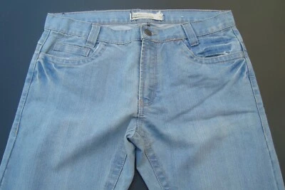 Identic Denim Lissabon Slim Fit Jeans Gr. 50 W34 L34 blau Mid Waist Straight - Bild 1 von 4