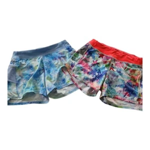 Athleta Girl shorts bundle of 2 sz XL / 14 record breaker 3" activewear - Picture 1 of 12