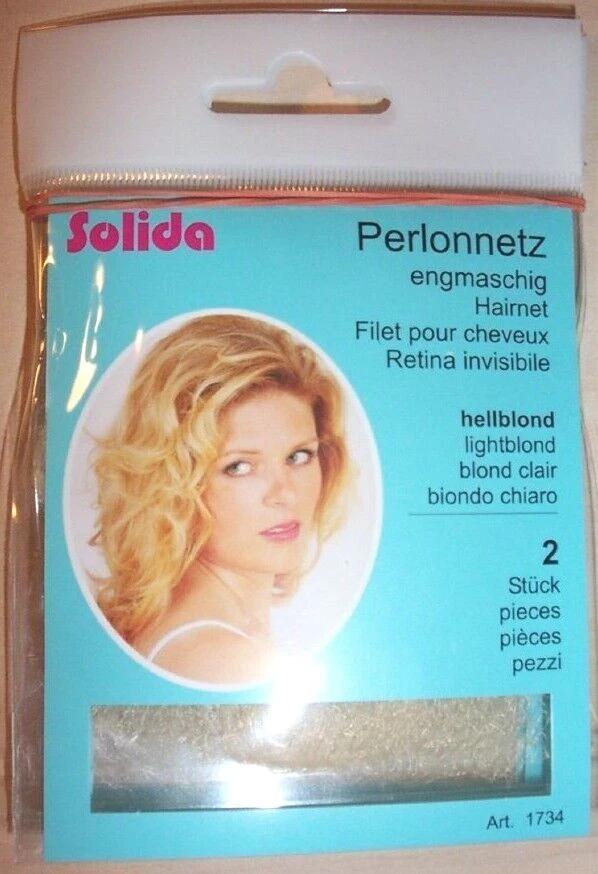 je 2 Stück- Perlonnetz - FARBWAHL - Haarnetz Haarnetze Knotennetz Dutt Solida