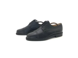 M. John Herren Halbschuhe Schnürer Loafers Business Schwarz Gr. 41,5 (UK 7,5) - Bild 1 von 8