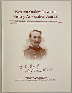 Western Outlaw-Lawman History Association Journal, Vol 16 No 2, Summer 2007 - Picture 1 of 7