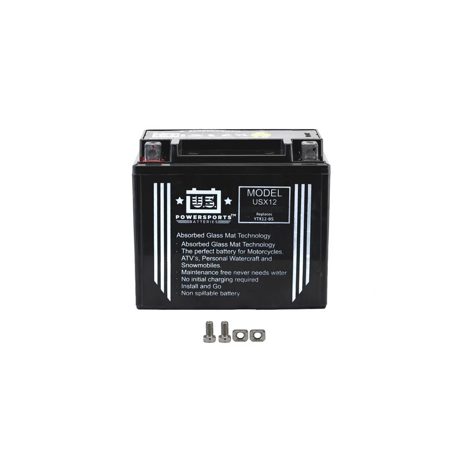 US Powersports Battery USX12 Fits Daelim S300 250 Fi 13-16 - Image 1 of 1