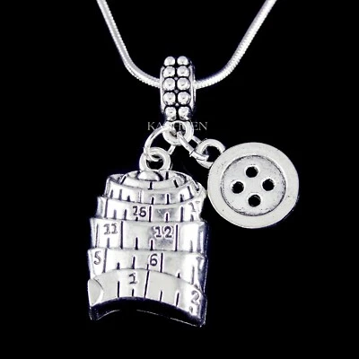 Measuring Tape Measure Sewing Seamstress Tailor Gift for Daughter Charm Necklace - Image 1 of 4