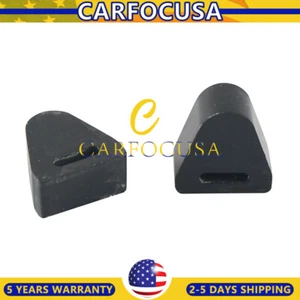 Parachoques de goma con pestillo de puerta trasera para Chevy Silverado GMC Sierra 1500 2500 2 piezas - Imagen 1 de 4