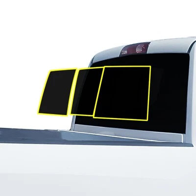 Precut Rear Windshield Nano Ceramic Window Tint Fit Ram 2500 3500 Quad Cab 2012+ - Image 1 of 4