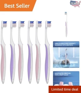 6 Extra Soft Toothbrushes for Gentle Cleaning - Perfect for Sensitive Gums - Picture 1 of 10