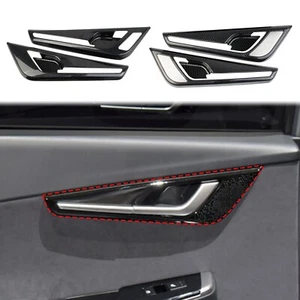 Carbon Fiber Inner Door Handle Cover Trim Accessories for KIA EV6 2022+ - Picture 1 of 6