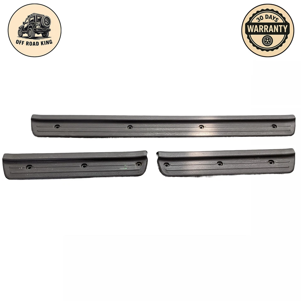 00-04 Placa de desgaste delantera y trasera izquierda derecha Mitsubishi Montero Sport Sill OEM Foto 1 de 4