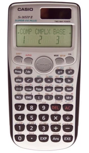 Casio FX-3650P II technisch wissenschaftlicher Schulrechner - Solar - Bild 1 von 1
