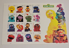 Sesame Street Forever Stamps Sheet of 16 Stamps 2019 Mint 50 Years And Counting