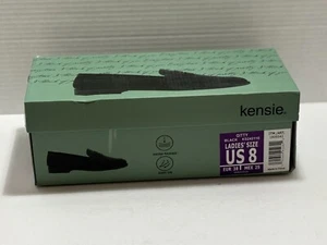 Kensie Ladies' Penny Loafer Padded Shoes Slip-On Style Lightweight, Black Sz 8 - Picture 1 of 11