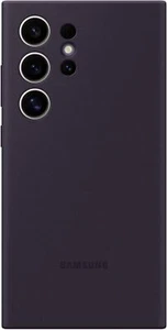 Véritable / Officiel Samsung Galaxy S24 Ultra Silicone Étui/Housse - Foncé - Photo 1 sur 5