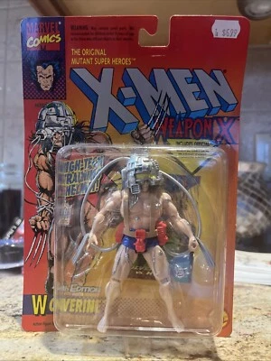 Toy Biz X-Men Wolverine Weapon X 1993 cuarta edición pantalones cortos azules ¡súper raros! Foto 1 de 4