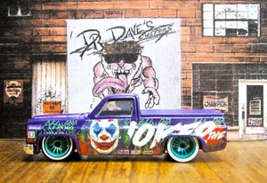 Dr Dave's Customs, Hot Wheels '83 CHEVY SILVERADO, The JOKER / BATMAN, C3699 - Picture 1 of 5