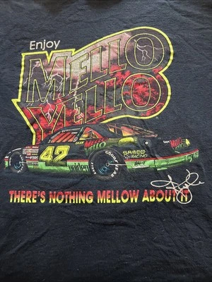 Camiseta de Colección Kyle Petty Para Hombre Talla L Negra Años 90 Mello Yello NASCAR Hecha en EE. UU. Foto 1 de 4