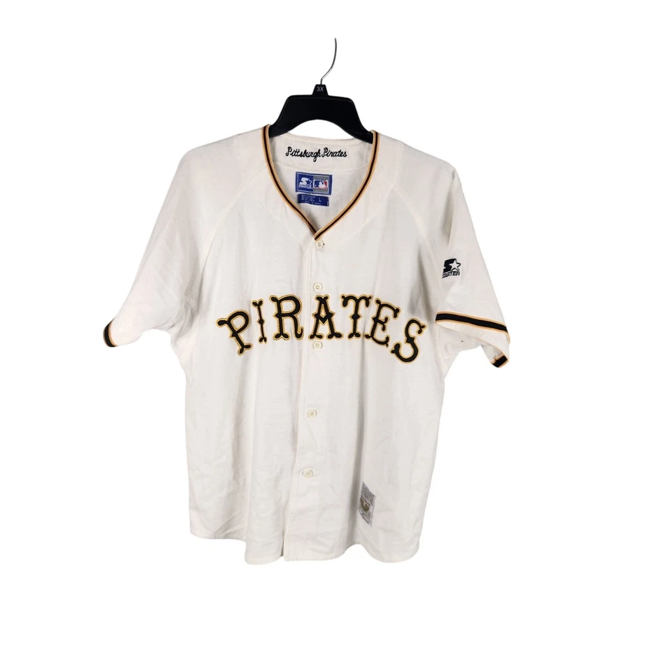 Vintage 90s Starter Cooperstown Collection Pittsburgh Pirates Jersey men's large - Image 1 of 4