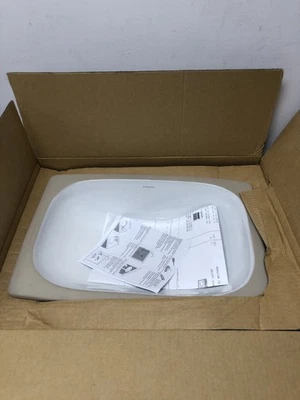 Sterling 442007-U-0 Stinson 20 дюймов раковина для ванной с переливом под крепление - белая - Изображение 1 из 4