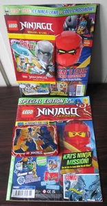 Zane Lego 127 Issue 31 Ninjago Magazine Special Ed. Arin vs Wolf Mask Guard Tin - Picture 1 of 3