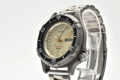 Reloj Hombre SEIKO 7C43-6A00 Exc+5 DIVER PROFESIONAL 200m Titanio De JAPÓN Foto 1 de 4