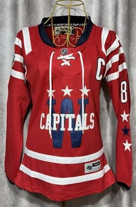 OVECHKIN Jersey Reebok Washington Capitols NHL Women’s Sz Sm 2015 Winter Classic - Picture 1 of 19