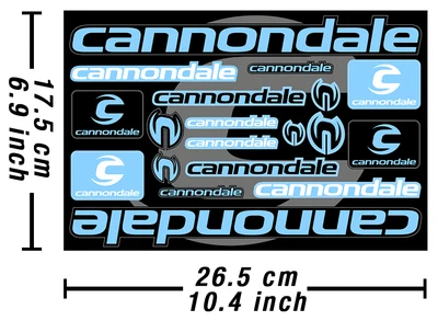 Pegatina Cannondale Decal Stickers Bicycle Graphics Autocollant Adesivi #4  Foto 1 de 2