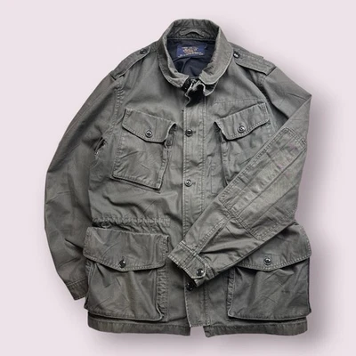Vintage Men’s J.Crew A-22 Military Cargo Utility Jacket 90s Sz L Safari - Image 1 of 4